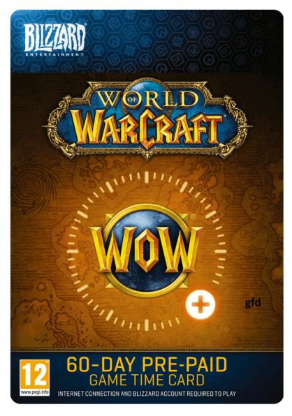 60 ДНЕЙ ТАЙМ КАРТА World of Warcraft
