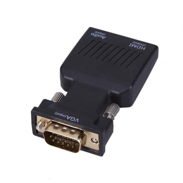 Продам Переходник с VGA на HDMI + аудио вход с внешним питанием