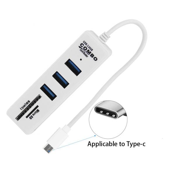 Продам картридер – USB Type C хаб на 3 USB-порта и 2 слота для карт па