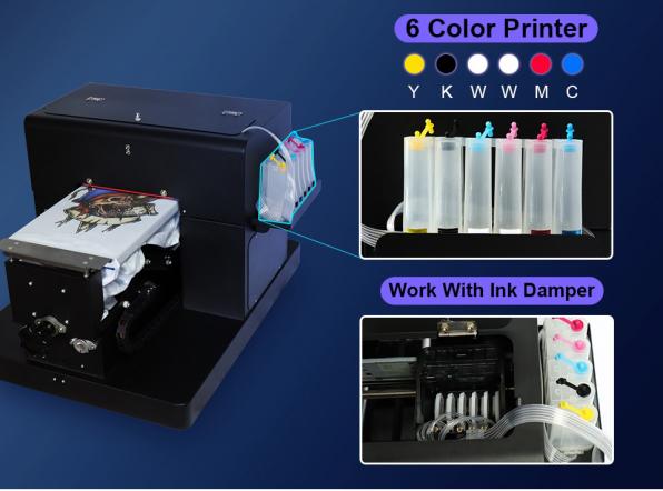 Текстильный планшетный принтер TOPPARTS на базе Epson A4 L805