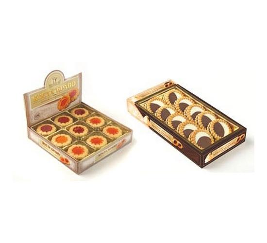 Сувенирное печенье в коробочках с логотипом