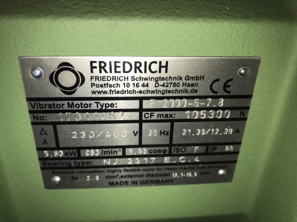 Продам вибродвигатель Friedrich