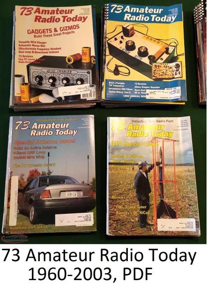Magazine 73 Amateur Radio Today 1960-2003,  PDF, ENG - $16