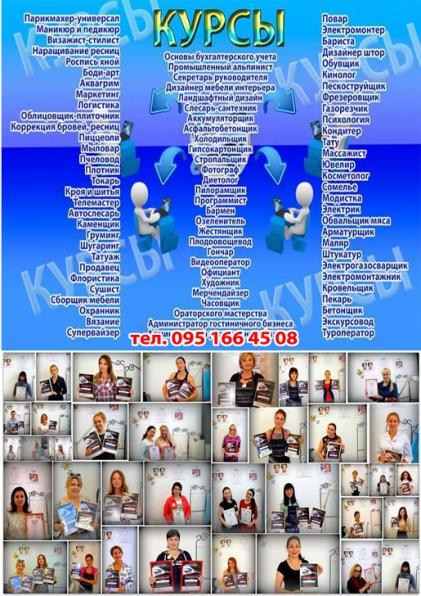 Курсы сварщик токарь повар электрик слесарь маляр плотник бухгалтер