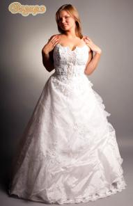 Свадебное платье крупной невесте