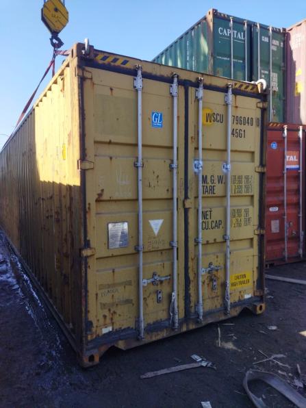 Продаем морской контейнер 40 футов б/у на терминале в Чите/