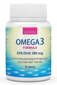 Натуральный Рыбий жир-Омега 3. ДГК и ЭПК - в 1 капсуле: 380 мг