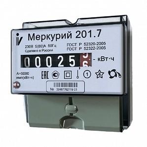 Электросчетчик Меркурий 201.7 однотарифный