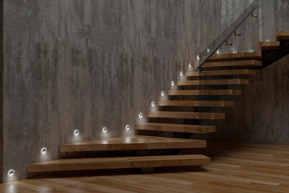 Светодиодные профили для освещения лестниц