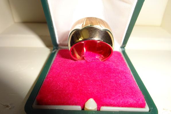 Золотое кольцо 583 СССР Широкое 15мм, 11,6гр, 18,5