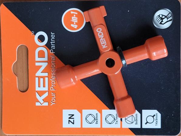 Продам универсальный ключ для электрошкафов и радиаторов Kendo 4 в 1.