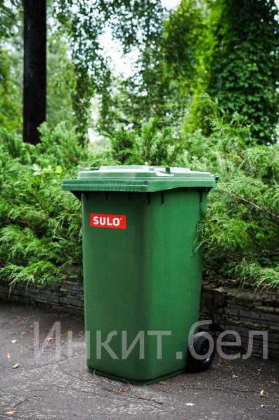 Мусорный контейнер пластиковый SULO 240 л (зеленый)