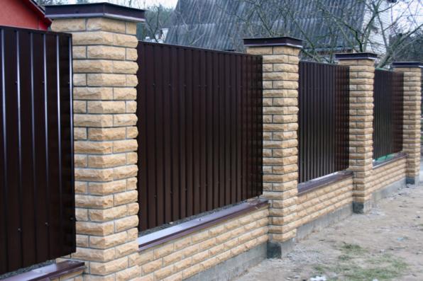 Профнастил для паркану, забору, профлист купити Талалаевка