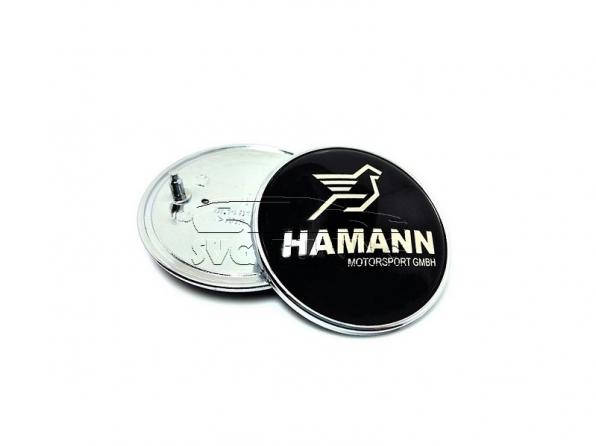 Эмблема Hamann на багажник BMW, 74 мм