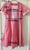 Платье ситцевое красное с розовыми вставками, р. 48-50,  новое-20руб