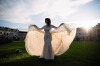 Продам свадебное платье-трансформер, размер M, бело-бежевого цвета