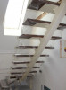 Межэтажные лестницы на металлокаркасе с деревянными ступенями