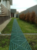 Плитка пластиковая для быстрой сборки садовой дорожки на даче