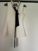 Блузка женская DKN белая гофрированная нарядная