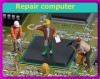 Сложный ремонт персональный компьютеров, с заменой чипа и видеоматрицы