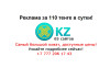 Реклама на 65 сайтах Казахстана за 110 тенге сутки