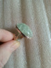 Кольцо зеленый флюорит, серебро 925