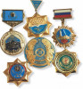 Значки, медали, ордена