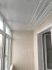 Обшивка потолка на балконе