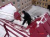 Уборка снега и наледи с крыш в Астане